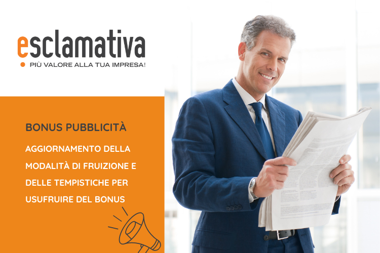 Bonus Pubblicità dal 1° al 31 marzo 2025 la prenotazione del bonus per